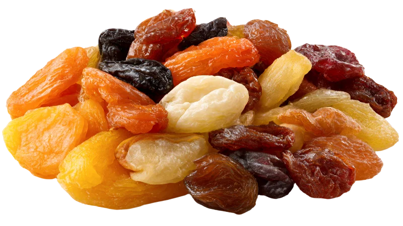 Assorted Dried Fruits and Raisins Mix — Food transparent PNG image, apricot