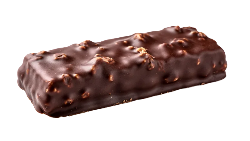 Chocolate Coated Nutty Protein Bar — Food transparent PNG image, chocolate