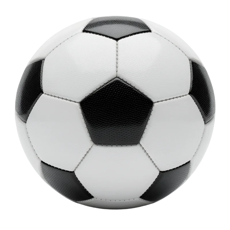 Classic Black and White Soccer Ball — Sports transparent PNG image, athletic