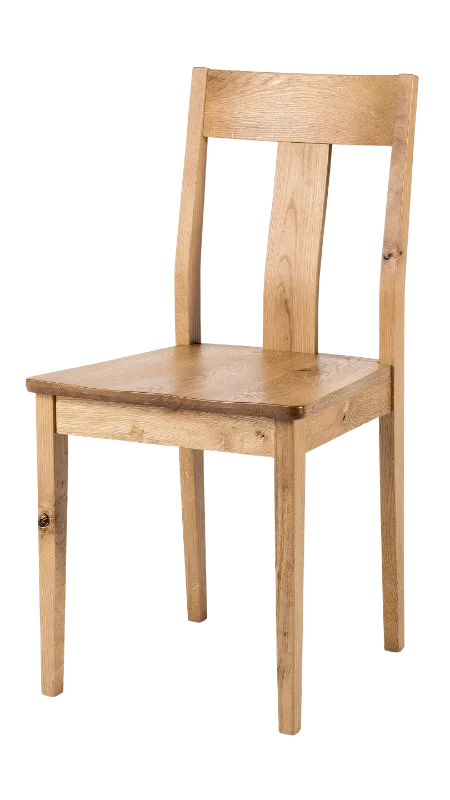 Classic Wooden Dining Chair with Natural Grain — Other transparent PNG image, chair