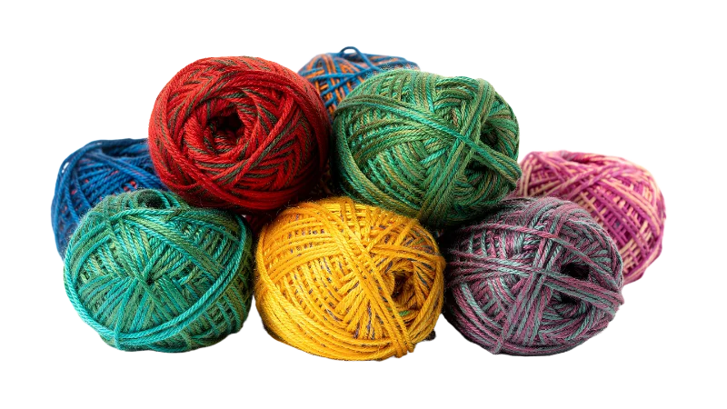Colorful Skeins of Knitting Yarn — Hobbies and Leisure transparent PNG image, colorful