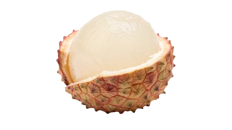 Fresh Peeled Lychee Fruit — Food transparent PNG image, exotic