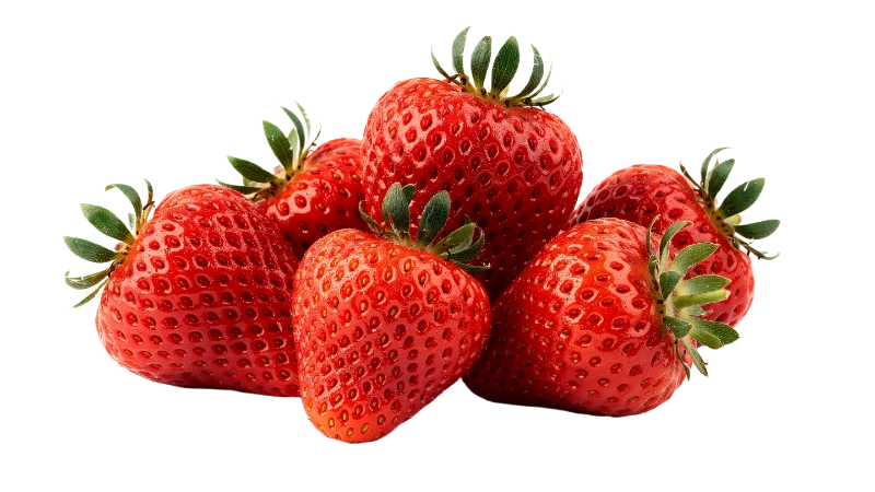 Fresh Ripe Strawberries Group — Food transparent PNG image, berry