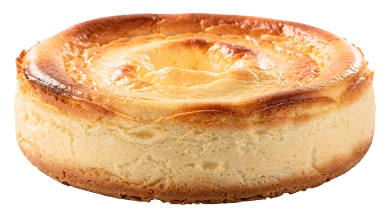 Freshly Baked Round Cheesecake — Food transparent PNG image, baked