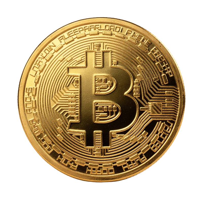 Golden Bitcoin Cryptocurrency Coin — Business transparent PNG image, bitcoin