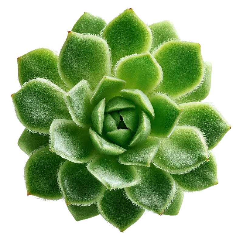 Green Echeveria Succulent Plant Top View — Plants and Flowers transparent PNG image, botanical