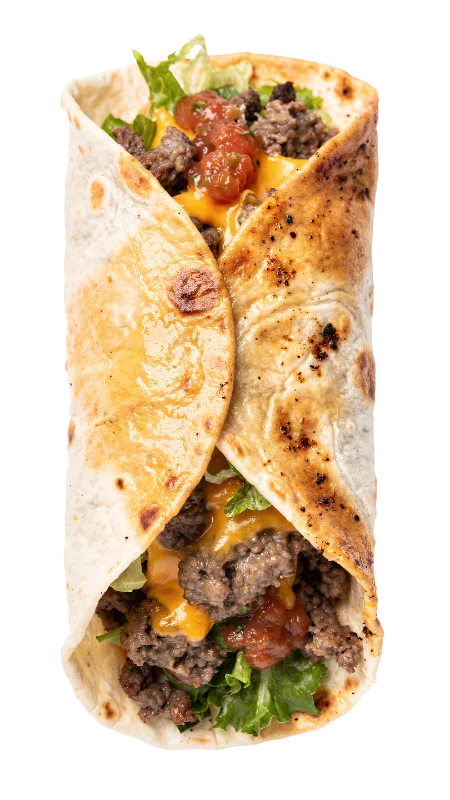 Grilled Beef and Cheese Burrito — Food transparent PNG image, beef