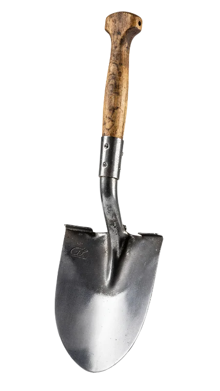 Handheld Garden Shovel with Wooden Handle — Industry transparent PNG image, digging