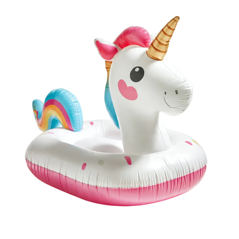 Inflatable Unicorn Pool Float for Summer Fun — Hobbies and Leisure transparent PNG image, float