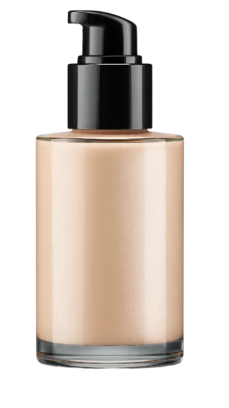 Liquid Foundation Makeup Bottle with Pump Dispenser — Other transparent PNG image, beauty
