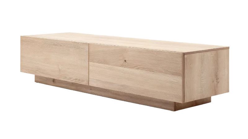 Modern Minimalist Light Oak Wood TV Stand — Other transparent PNG image, cabinet