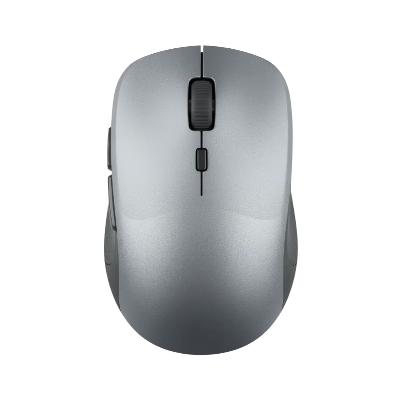 Modern Wireless Computer Mouse in Grey — Technology transparent PNG image, computer