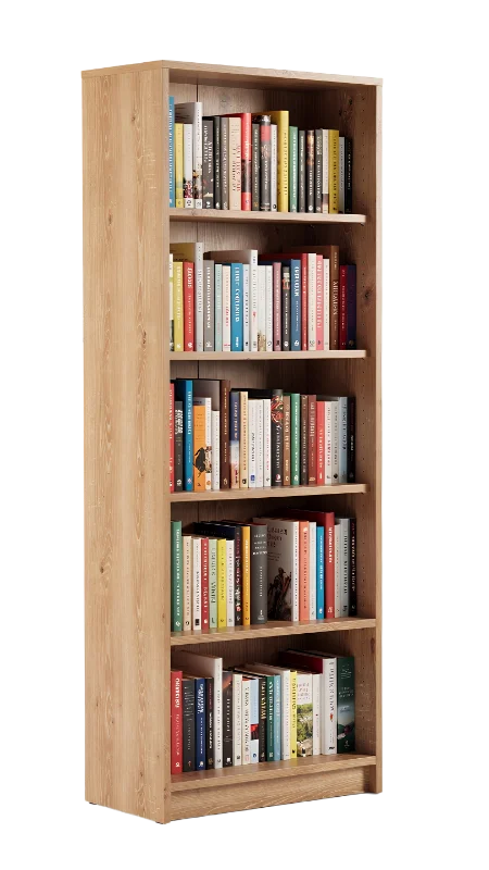 Modern Wooden Bookshelf Filled with Colorful Books — Other transparent PNG image, bookcase