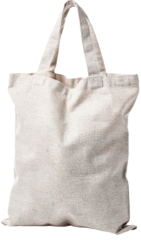 Natural Cotton Canvas Tote Bag — Other transparent PNG image, bag