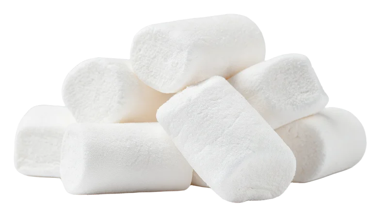 Pile of Soft White Marshmallows — Food transparent PNG image, candy