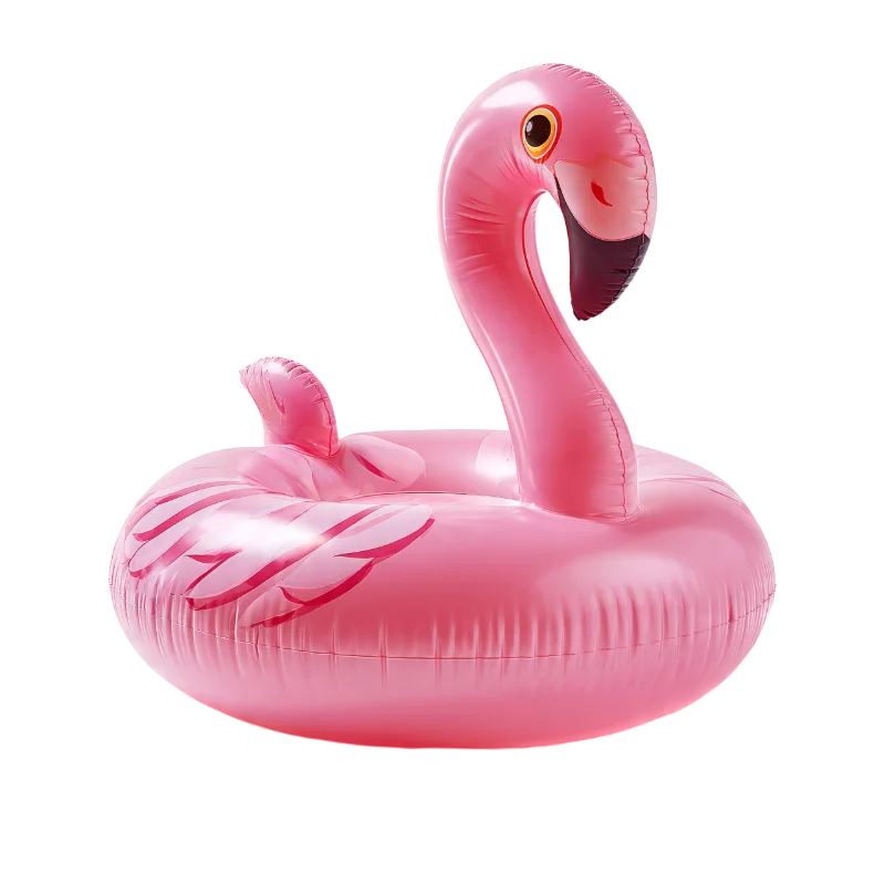 Pink Flamingo Inflatable Pool Float — Hobbies and Leisure transparent PNG image, flamingo