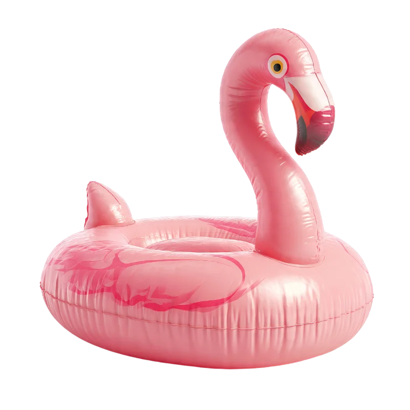 Pink Flamingo Inflatable Pool Float — Hobbies and Leisure transparent PNG image, flamingo