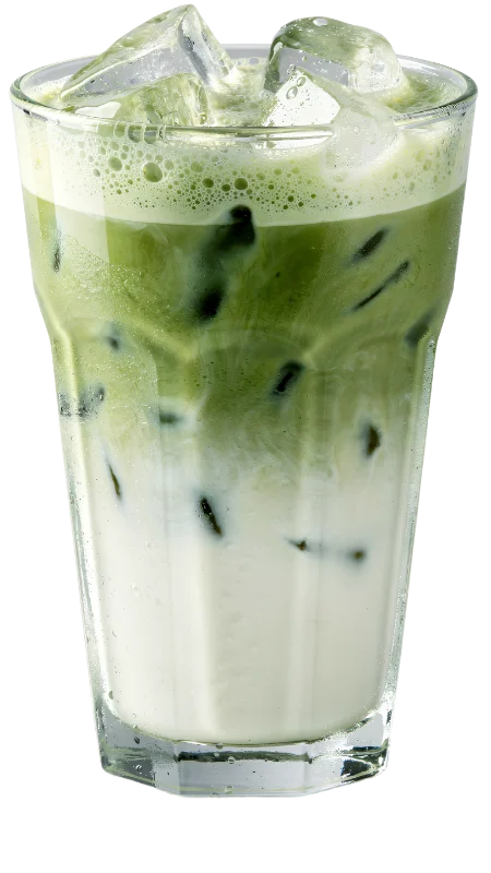 Refreshing Iced Matcha Green Tea Latte — Drinks transparent PNG image, beverage