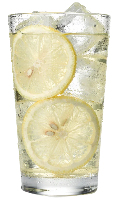 Refreshing Lemonade with Ice and Citrus Slices — Drinks transparent PNG image, beverage