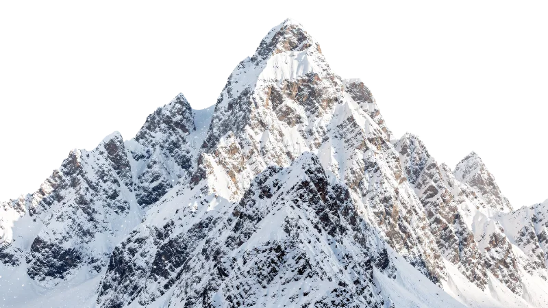 Snow Covered Mountain Peaks — Travel transparent PNG image, alpine