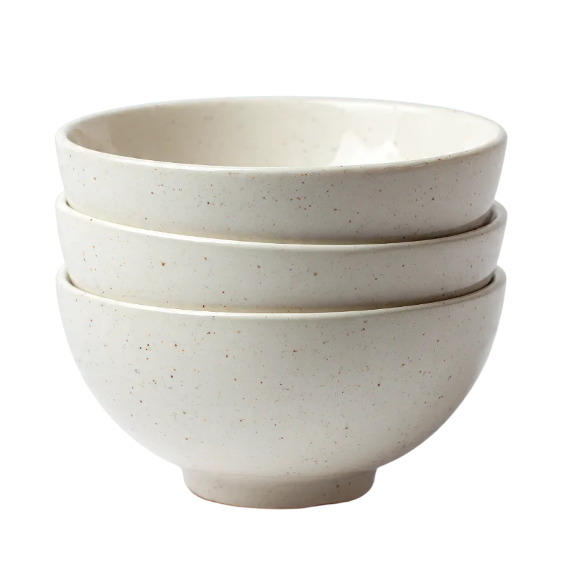 Stack of Speckled Ceramic Bowls — Food transparent PNG image, bowl
