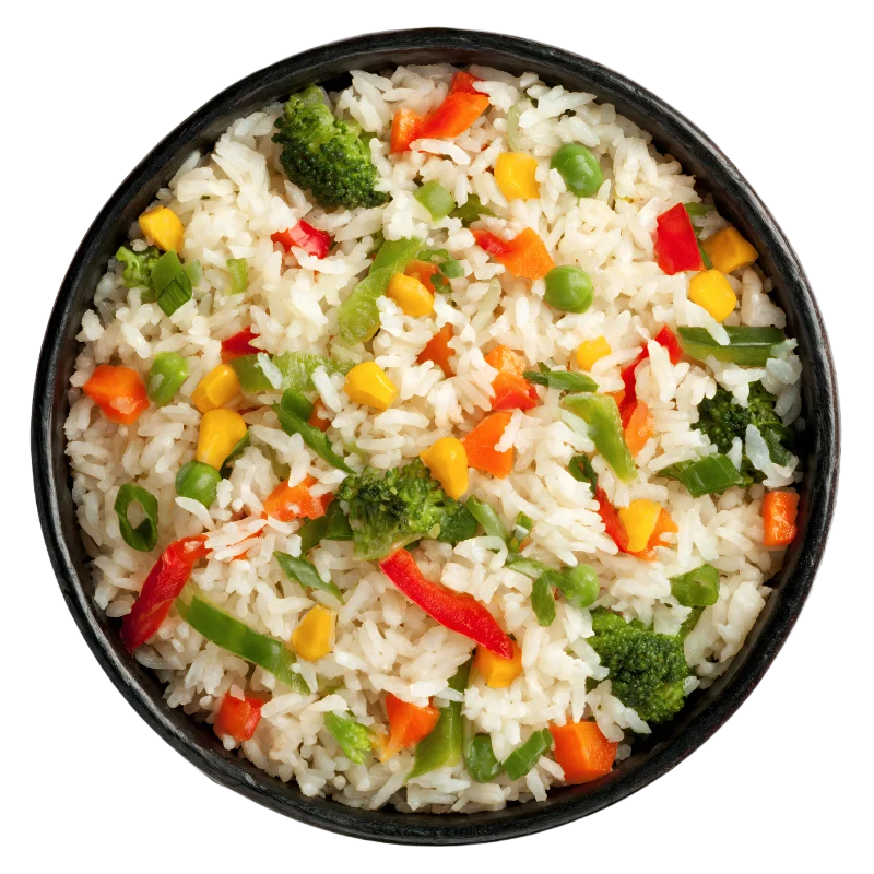 Vegetable Fried Rice in a Bowl — Food transparent PNG image, bowl