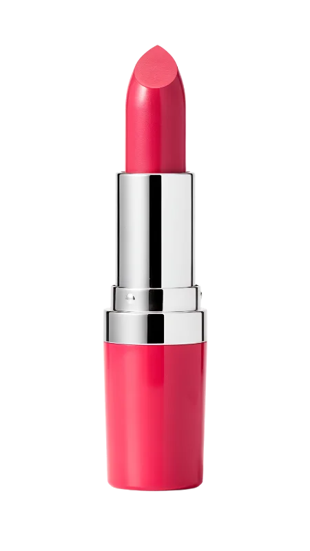 Vibrant Pink Lipstick in Silver Case — Lifestyle transparent PNG image