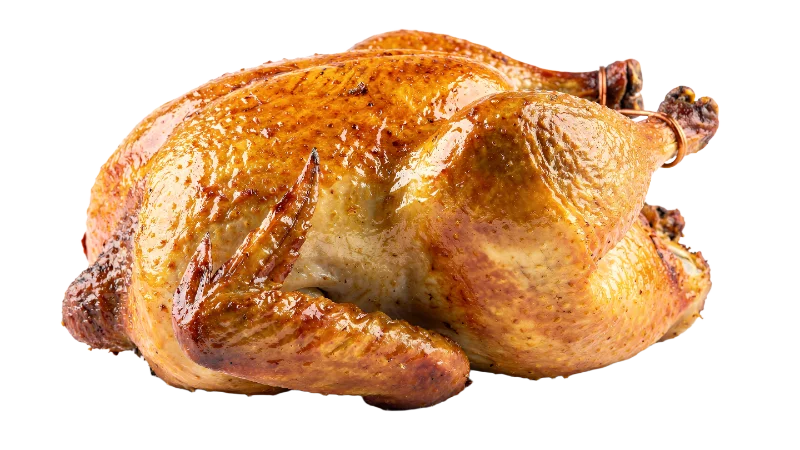 Whole Roasted Golden Brown Chicken — Food transparent PNG image, chicken